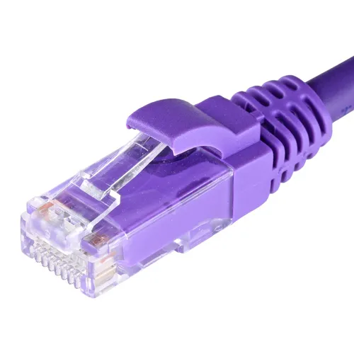 Cablenet 5m Cat5e RJ45 Violet U/UTP LSOH 24AWG Snagless Booted Patch L