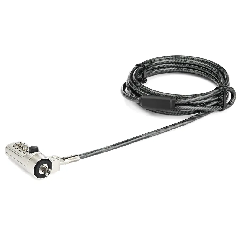 StarTech.com 6.5ft (2m) Laptop Cable Lock - 4 Digit Combination Laptop