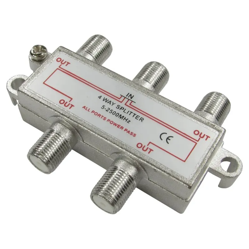Cables Direct 4 Port F-Connector Splitter