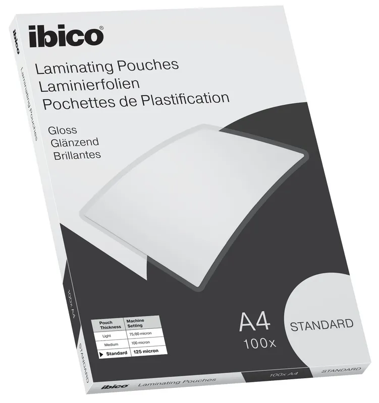 Ibico Basics Standard A4 Laminating Pouches