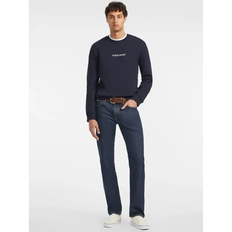 Slim fit embroidered logo sweatshirt Guess