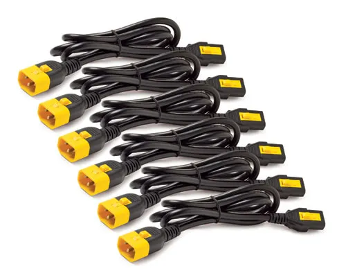 APC Power Cord Kit (6 ea) Locking C13 to C14 1.2m