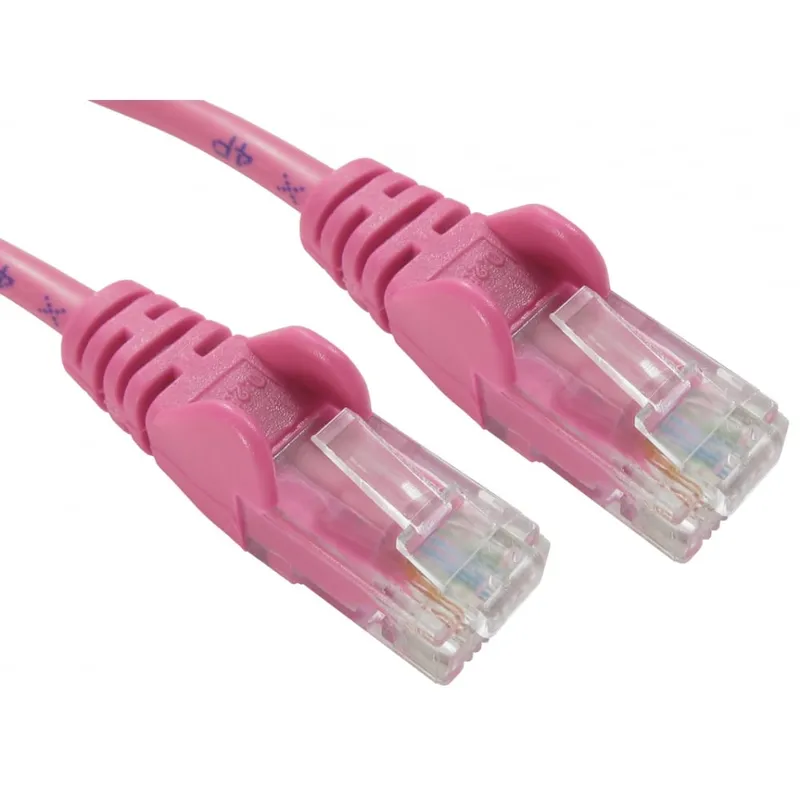 Cables Direct 15m Economy 10/100 Networking Cable - Pink