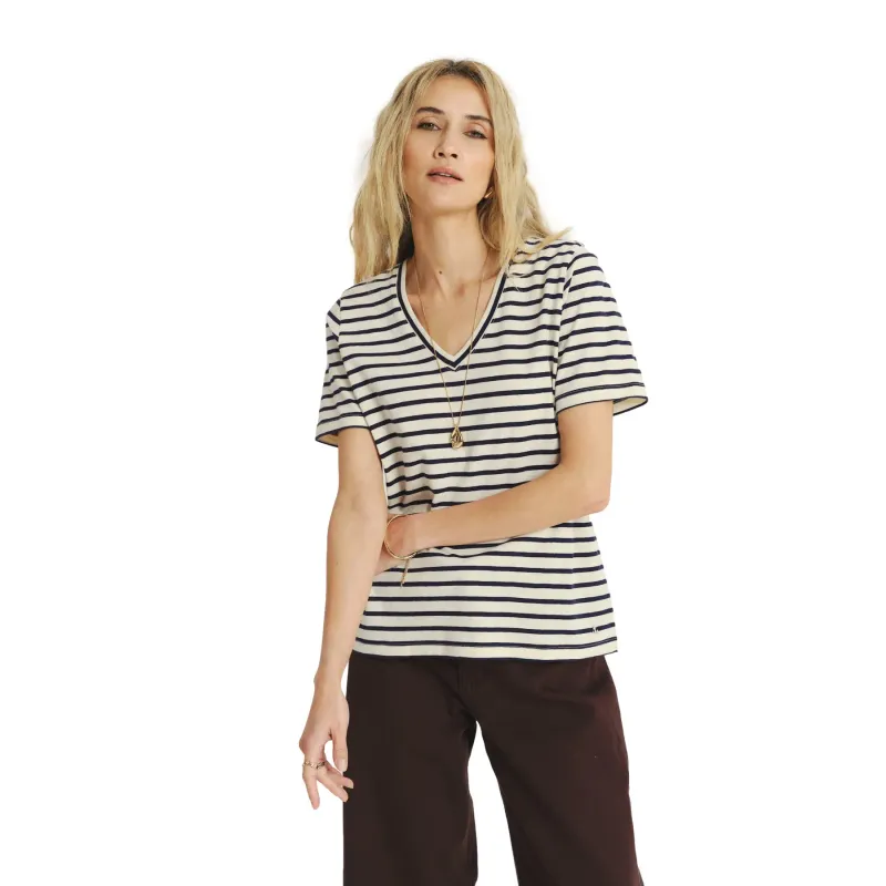 Women's V-neck T-shirt Greenpoint Regular March