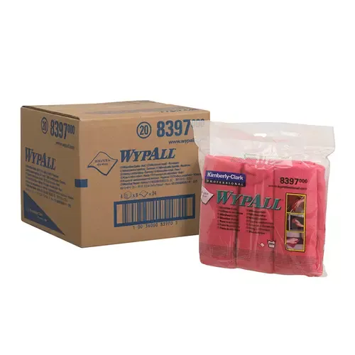 WypAll 8397 cleaning cloth Microfibre Red 6 pc(s)