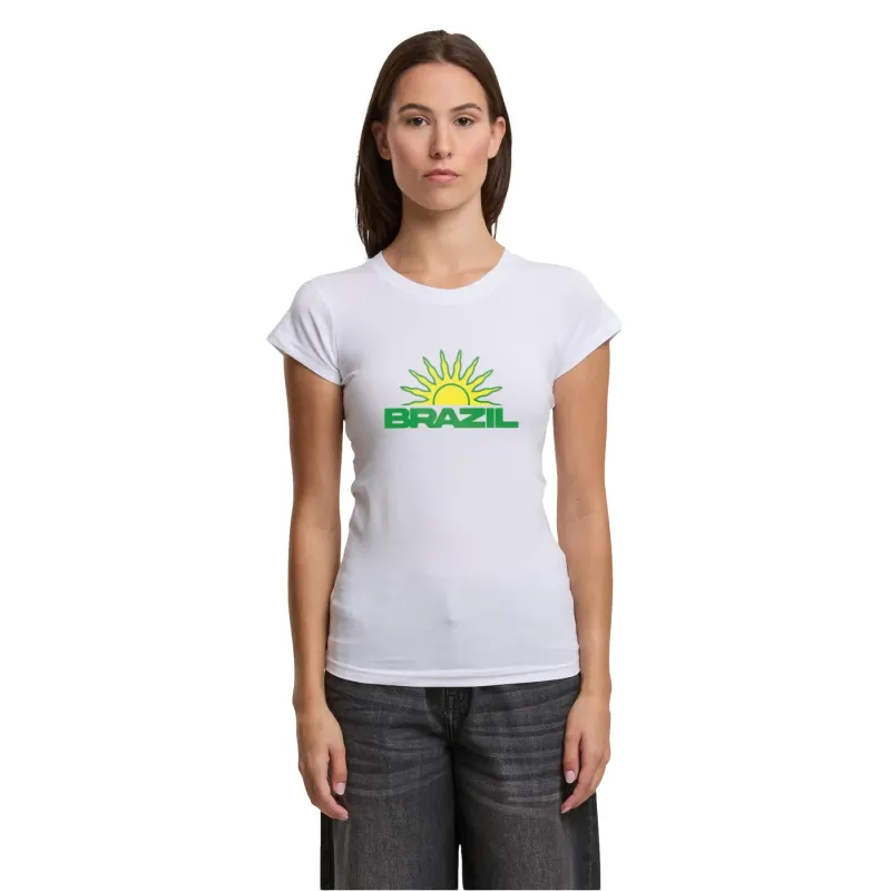 Women's T-shirt Miss Tee Brazil Vibes Stretch