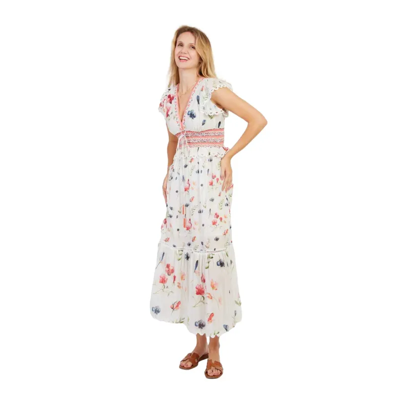 Long Floral Dress Women Derhy Patrimonio