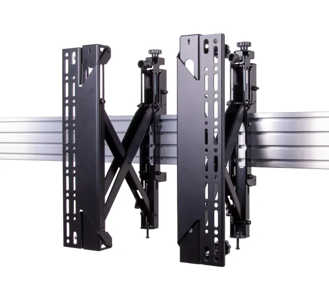 B-Tech SYSTEM X - VESA 400 Pop-Out Flat Screen Interface Arms with Mic