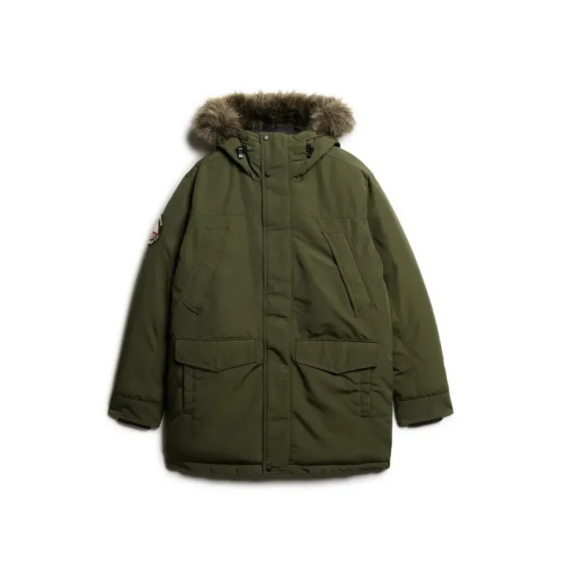 Synthetic fur parka Superdry Everest