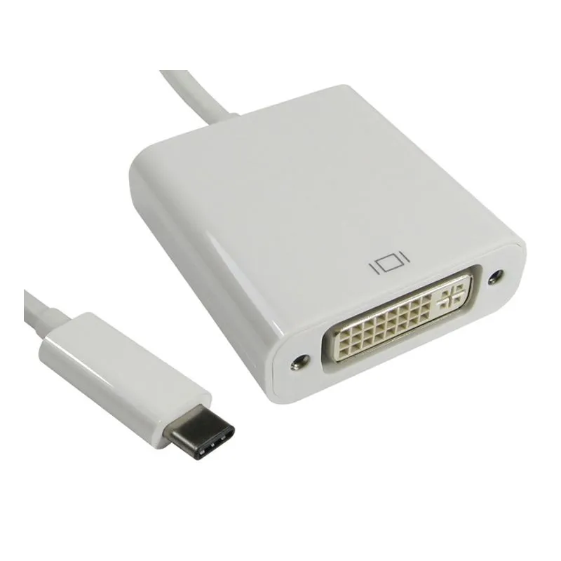 FDL 0.15M USB TYPE C TO DVI ADAPTOR CABLE (M-F)