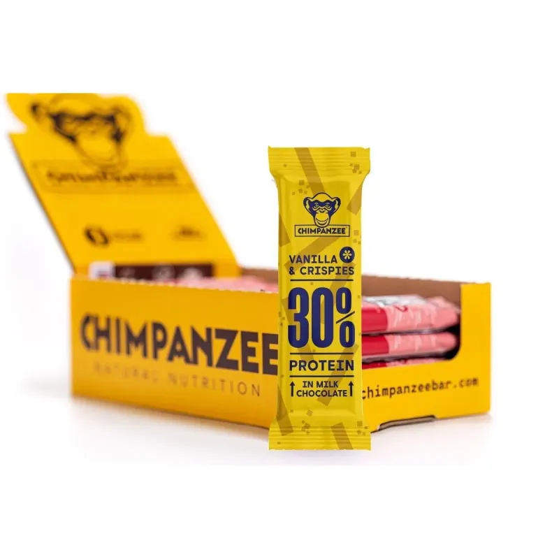 Vanilla and crispy protein bars Chimpanzee