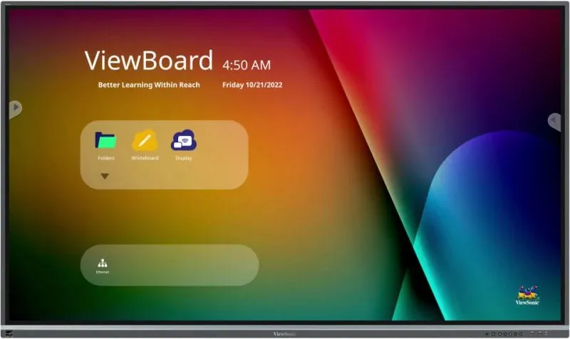 Viewsonic IFP7550-5F interactive whiteboard 190.5 cm (75") 3840 x