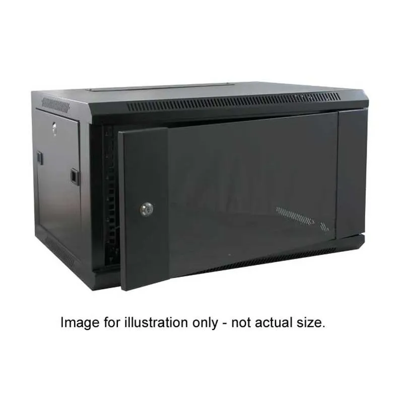 FDL 9U 19 INCH WALL MOUNTING CABINET - 550mm DEEP / BLACK