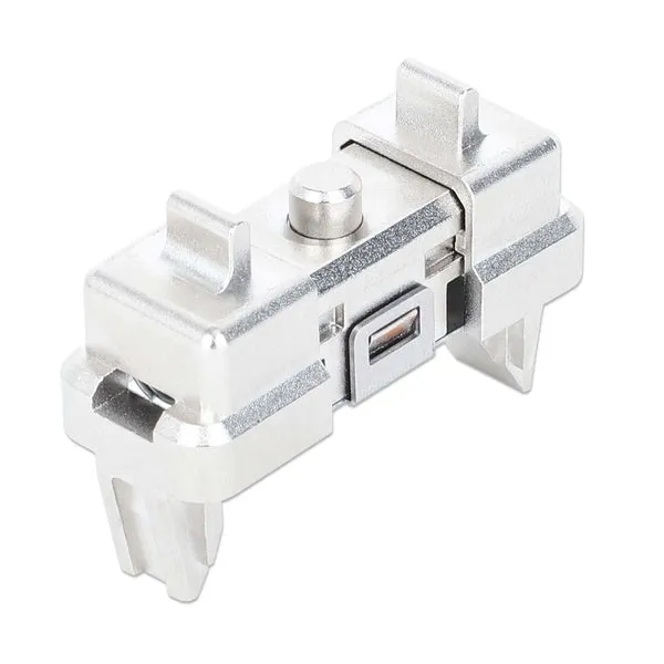 Intellinet 1U Tool-Free Rack Mount Clip (12-Pack) Innovative Solution to Easily Mount 1U Cabinet Accessories in a 10" or 19" Rack without Cage Nut Sets 12-Piece Set in Jar Silver