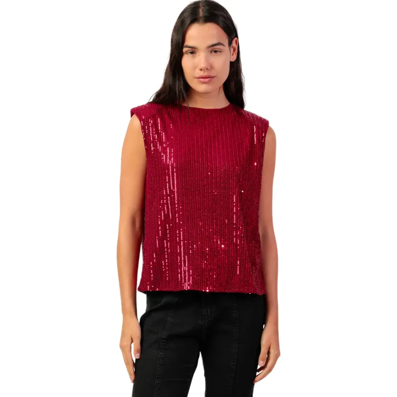 Women's tank top Admas Sequins