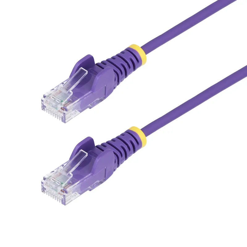 StarTech.com 5m Purple Slim CAT6 Ethernet Cable. Snagless. 100W PoE. U