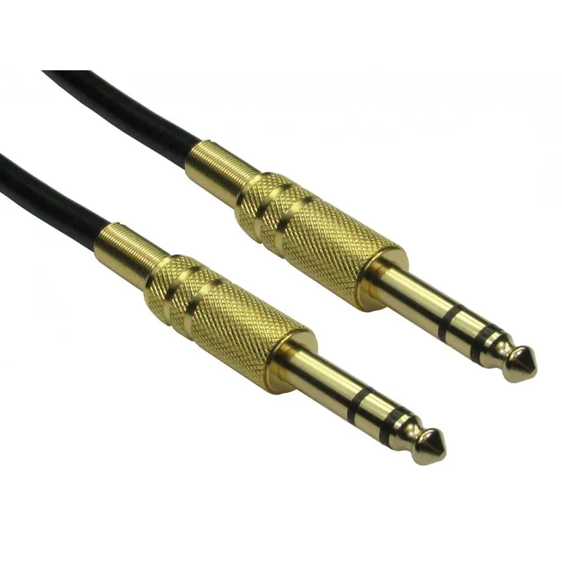 Cables Direct 4635-200GD audio cable 20 m 6.35mm Black Gold