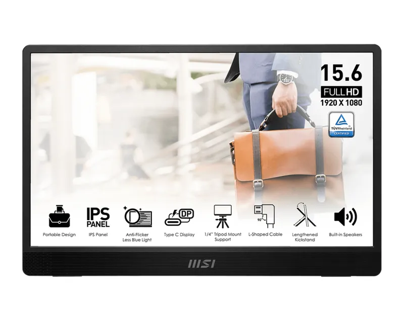 MSI PRO MP161DE E2 computer monitor 39.6 cm (15.6") 1920 x 1080 p