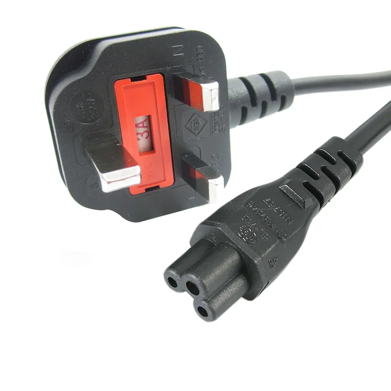 StarTech.com 6ft (2m) UK Laptop Power Cable. BS 1363 to C5 (Clover Lea