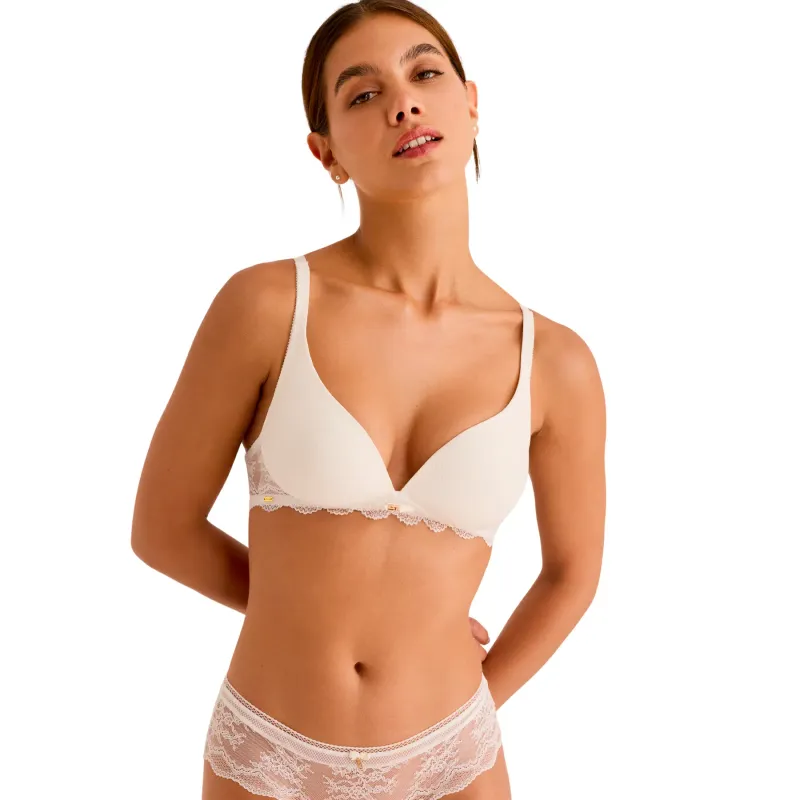 Wire-free plunge bra for women Selmark Manuela Mariage