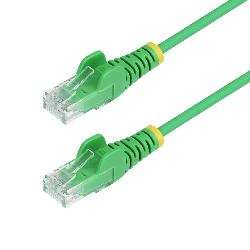 StarTech.com 50cm Green Slim CAT6 Ethernet Cable. Snagless. 100W PoE.