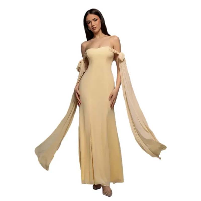 Women’s chiffon dress Goddiva Maxi