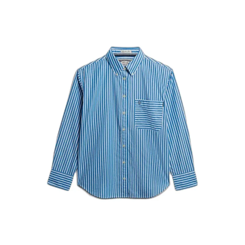 Women's long-sleeved poplin shirt Superdry