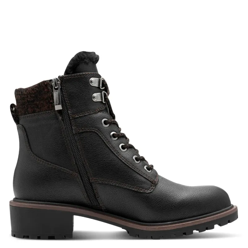 Lace-Up Fur-Lined Ankle Boots Women Tamaris 1-26266-43