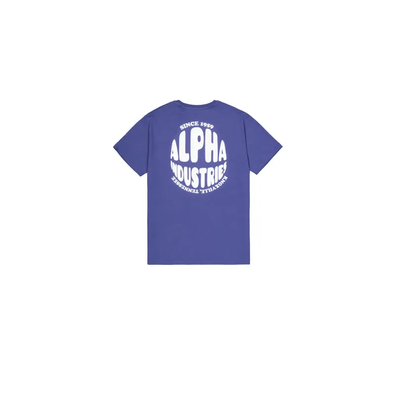 Printed t-shirt on the back Alpha Industries Logo