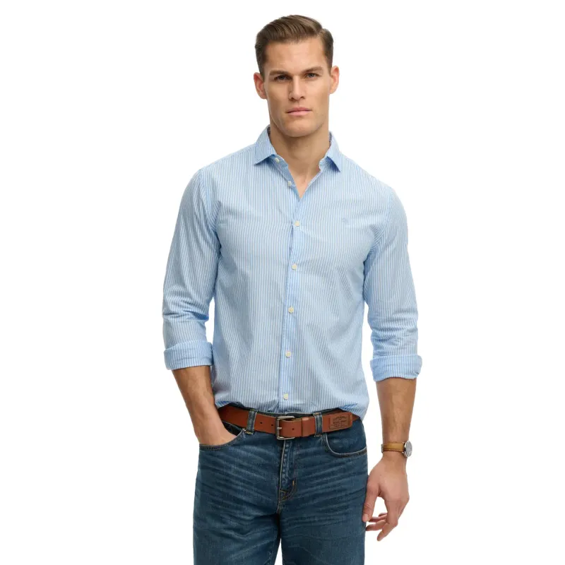 Long sleeve shirt Superdry Cut Away Poplin