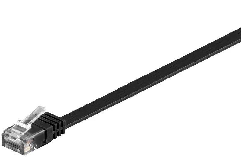 Microconnect V-UTP603S-FLAT networking cable Black 3 m Cat6 U/UTP (UTP