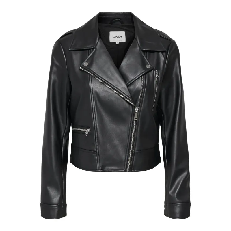 Leather jacket woman Only Carmen