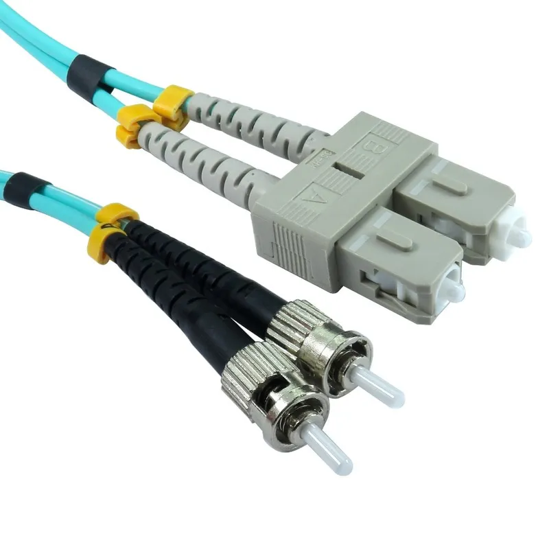 Cables Direct 3.0m ST-SC 50/125 OM3 InfiniBand/fibre optic cable 3 m Blue