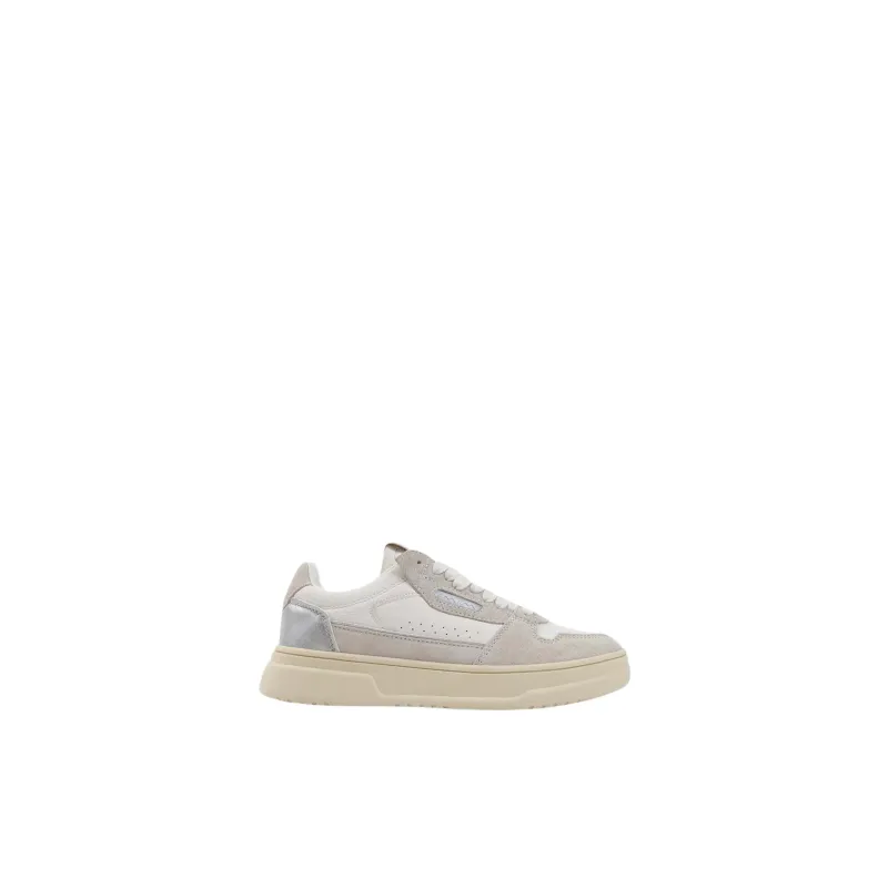 Leather Trainers woman Mim Trainers Mist Low