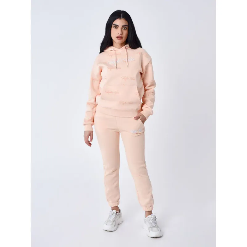 Women's hooded sweatshirt Project X Paris all over signature