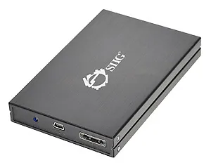 Siig JU-SA0D12-S1 storage drive enclosure Black 2.5"