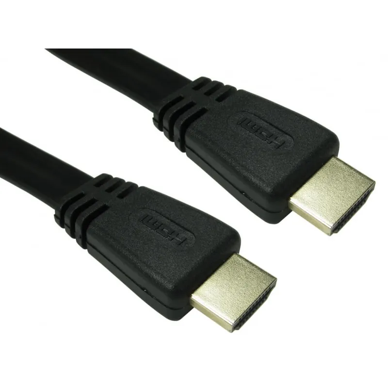 Cables Direct CDLHDFLAT-05K HDMI cable 5 m HDMI Type A (Standard) Black