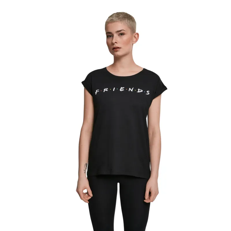 Women's large size T-shirt Merchcode Friends Logo