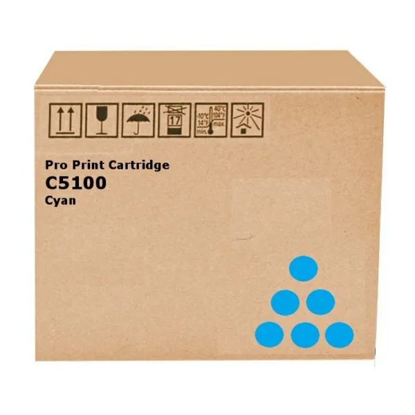 Ricoh 828224 Toner cyan. 30K pages for Ricoh Pro C 5100