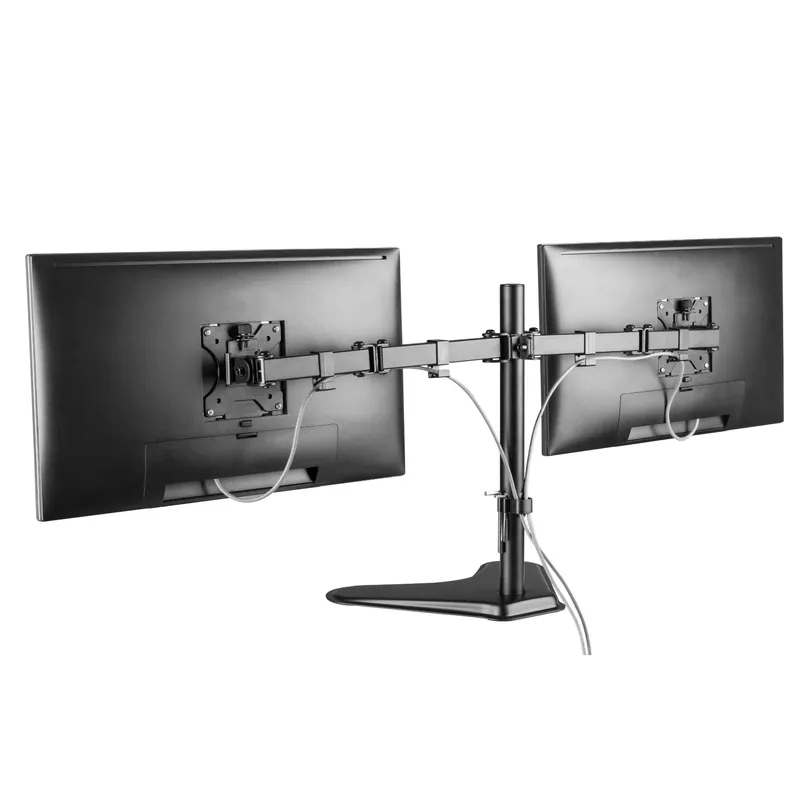 ProperAV Dual Arm Full Motion 13 - 32" Desktop PC Monitor Mount