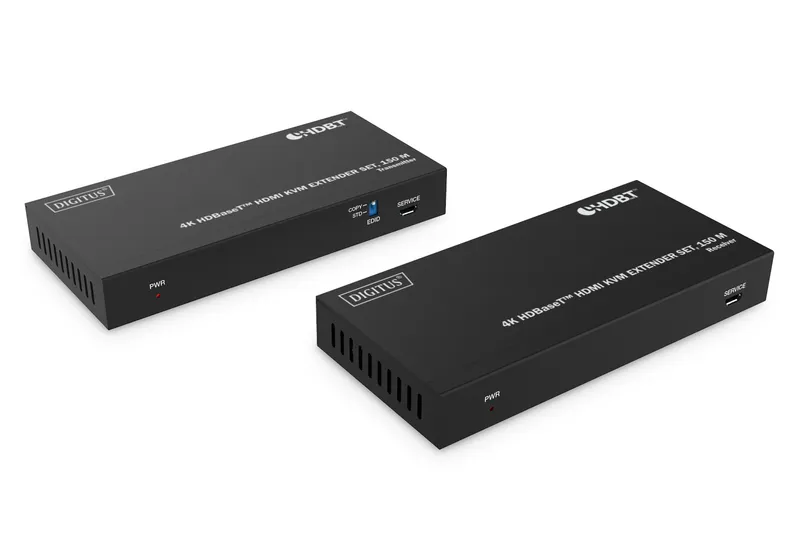 Digitus 4K HDBaseT™ HDMI KVM extender set. 150 m