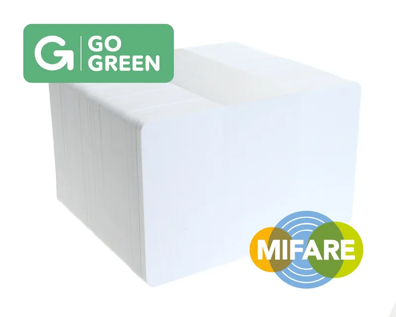 Go Green Pack of 100 Go Green Genuine NXP MIFARE® 1k EV1 Blank White C