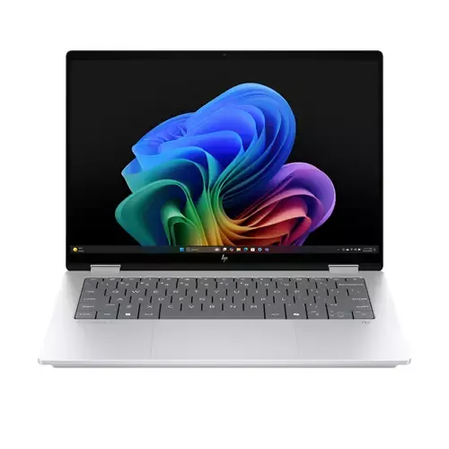 HP OmniBook X FlipNGAI 14-fm0001na Copilot+ PC Intel Core Ultra 7 256V Hybrid (2-in-1) 35.6 cm (14") Touchscreen 3K 16 GB LPDDR5x-SDRAM 1 TB SSD Wi-Fi 7 (802.11be) Windows 11 Home Silver