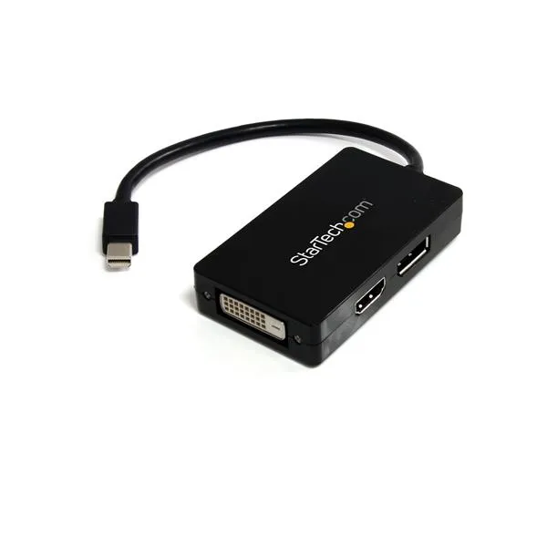 StarTech.com Travel A/V adapter: 3-in-1 Mini DisplayPort to DisplayPor