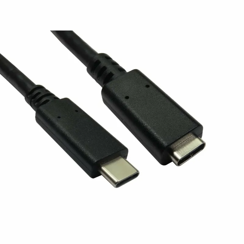 Cables Direct USB3C-901EXT USB cable USB 3.2 Gen 1 (3.1 Gen 1) 1 m USB C 10 Gbit/s 100 W Black