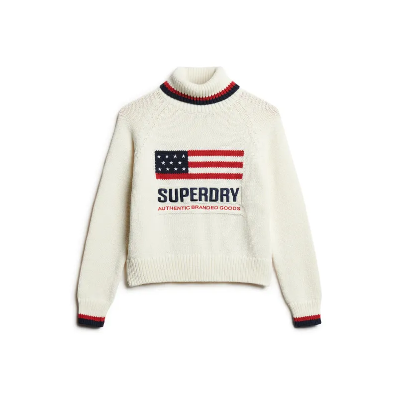 Women's turtleneck sweater Superdry Americana