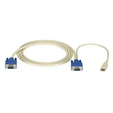 Black Box EHN9000U-0010 KVM cable White 3 m