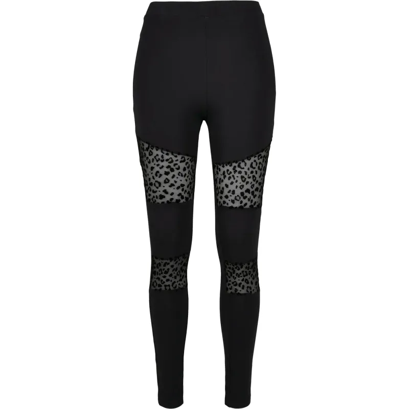 Women's Legging Urban Classics flock lace inset