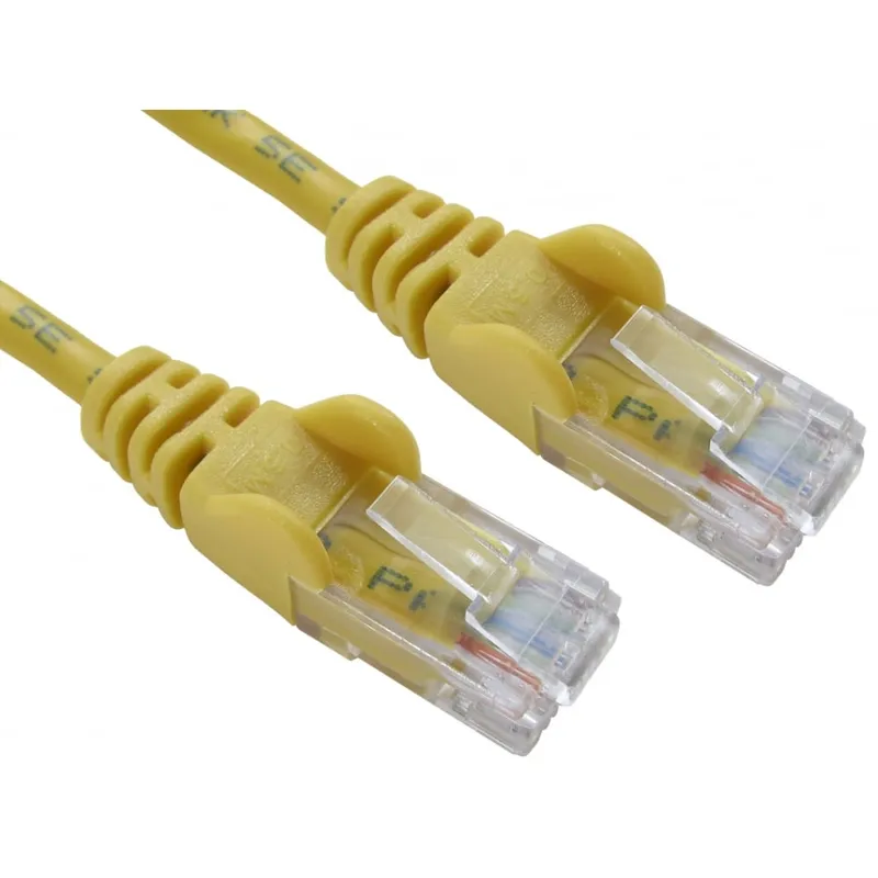 Cables Direct 15m Economy 10/100 Networking Cable - Yellow