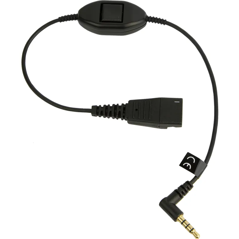 Jabra LINK Mobile QD to 3_5mm. w. Answer Button